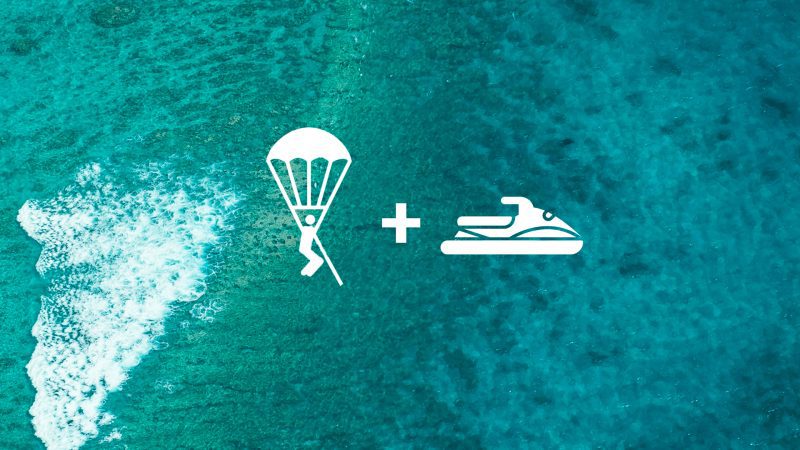 Sea pack 2, parascending y moto de agua