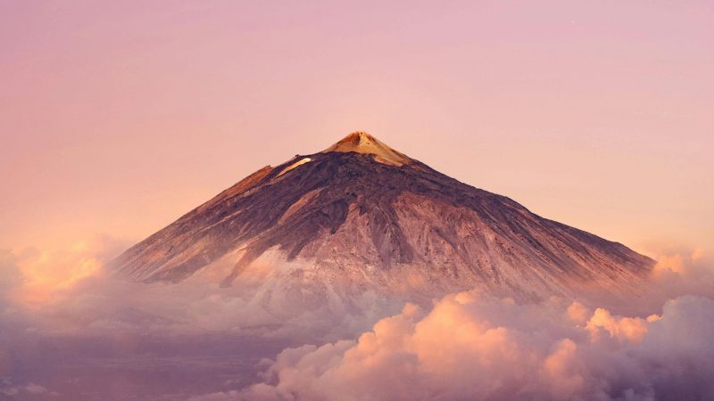 Vista de El Teide en Tenerife