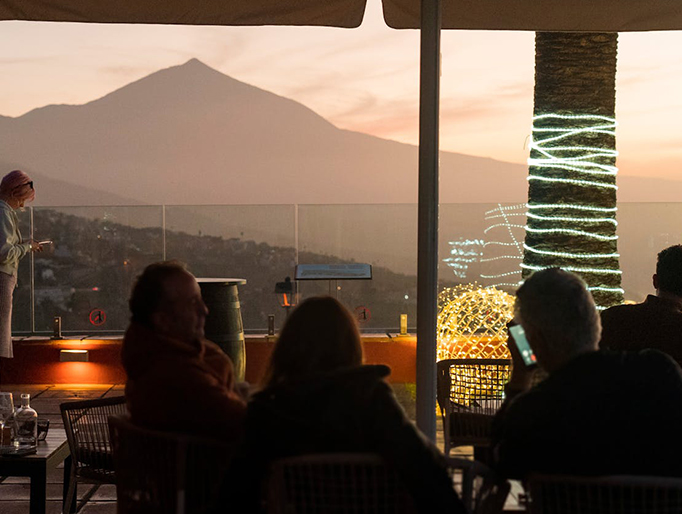 Restaurante con vistas al Teide Restaurante con vistas al Teide